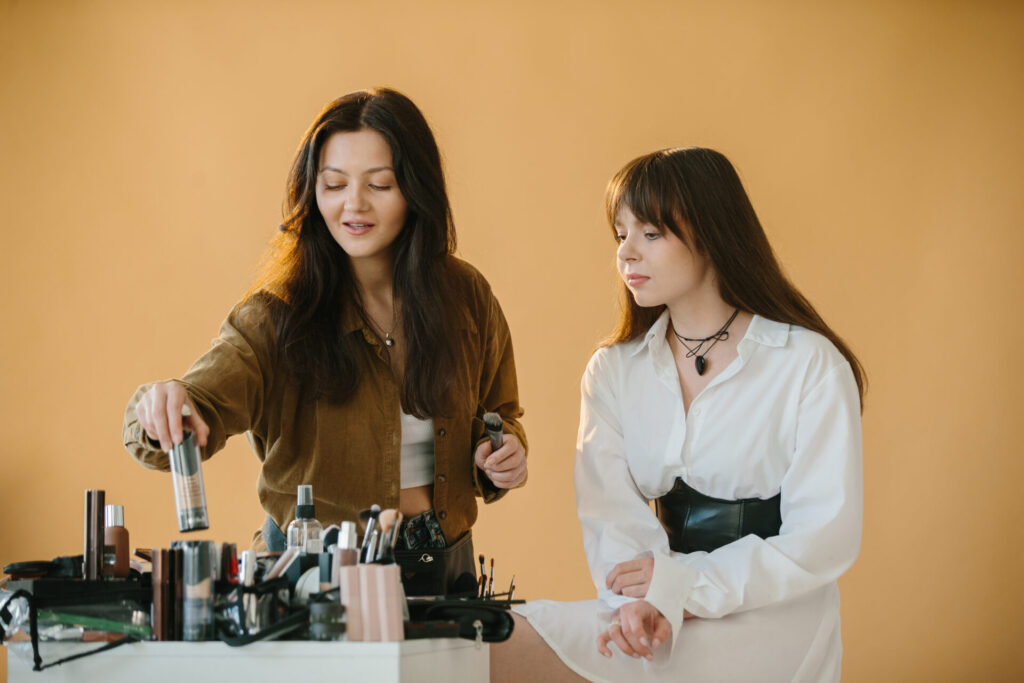 Professional makeup artist and model preparing for 2025 02 22 08 33 44 utc - Image in article: Home – v2